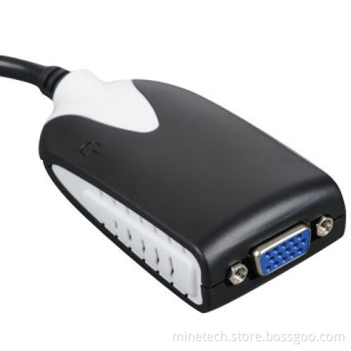 USB to VGA adapter, USB3.0 high-speed, supports Microsoft Windows 7/8, resolution up to 1,920x1,080p